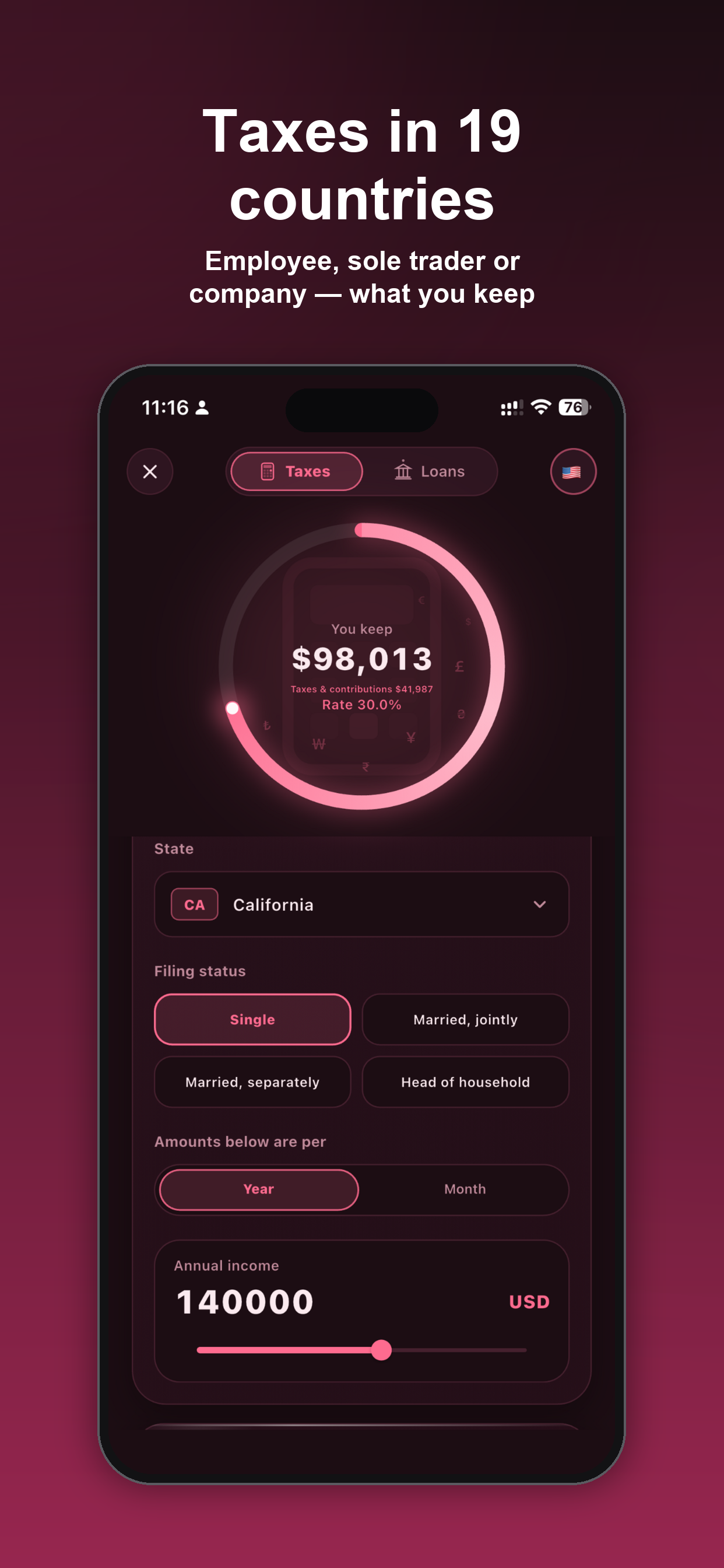 Tax calculator